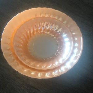 Vintage Fire King Ovenware set of 2